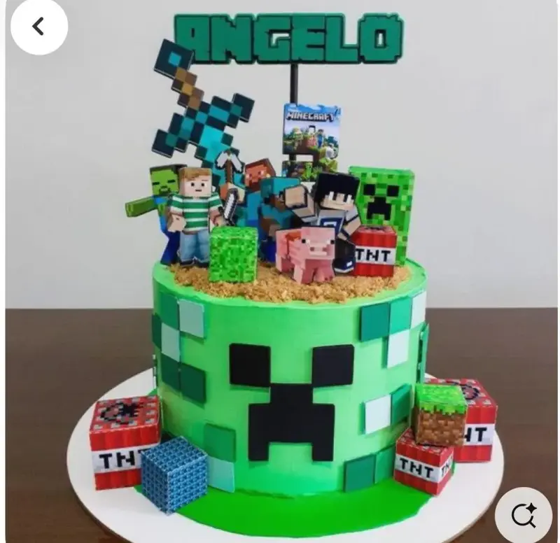 Topo Super Luxo Minecraft