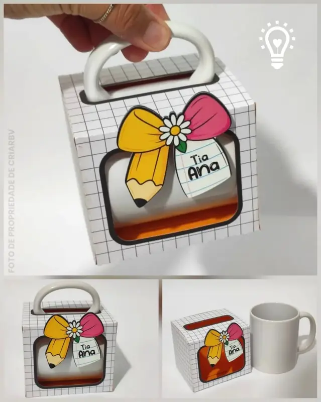 Caixa para caneca